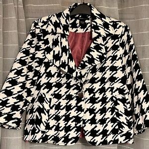 Robert Louis Black & White Jacket
